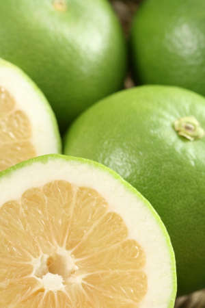 green and fresh grapefruits - food and drinkの写真素材