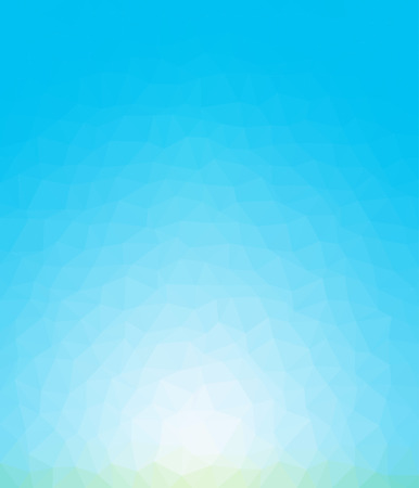 Blue color geometric background rumpled. Low poly style illustration gradient. Graphic background.の写真素材