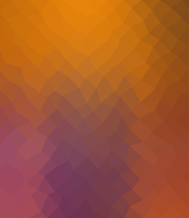 Gold color geometric background rumpled. Low poly style illustration gradient. Graphic background.の写真素材