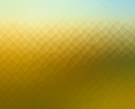 Gold color geometric background rumpled. Low poly style illustration gradient. Graphic background.の写真素材