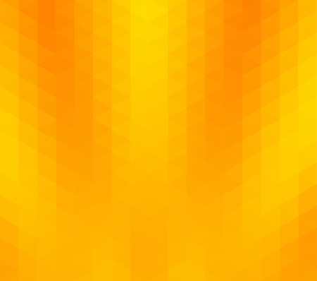 Yellow and orange color geometric background rumpled. Low poly style illustration gradient. Graphic background.の写真素材