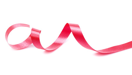 Red ribbonの写真素材