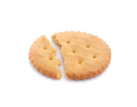 cracker  isolated on white background