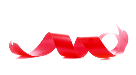 Red ribbonの写真素材