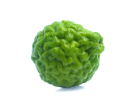 Bergamot fruit isolated on white background