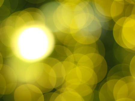 green and yellow bokeh backgroundの写真素材