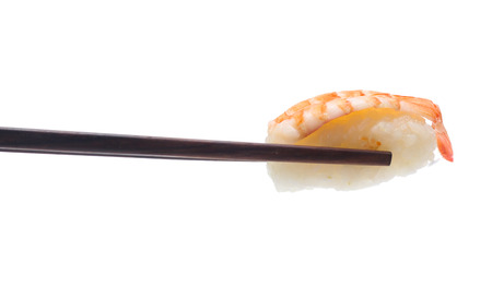 sushi isolated on white backgroundの写真素材