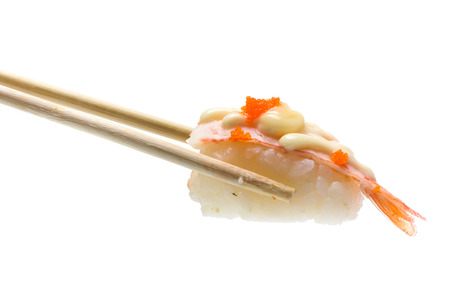 sushi isolated on white backgroundの写真素材