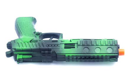gun toy isolated on white