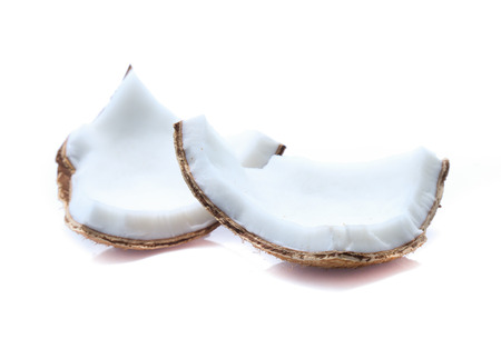 coconuts isolated on  white background