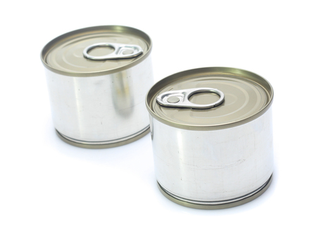 aluminum can isolated on white background