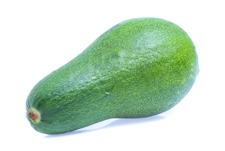 Avocado isolated on whiteの写真素材