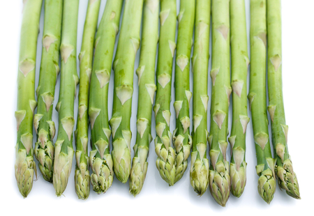 Asparagus on whiteの写真素材
