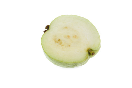 Fresh guava isolated on a whiteの写真素材