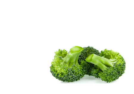 copy space broccoli isolatedの写真素材