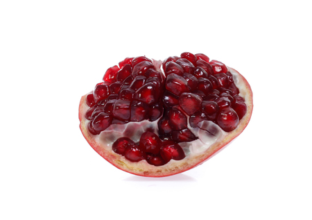 Pomegranate   isolated on white backgroundの写真素材