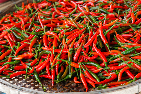 Red chiliの写真素材