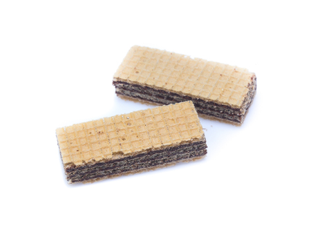 Wafers stick isolated on whiteの写真素材