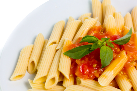 Closeup of pastaの写真素材