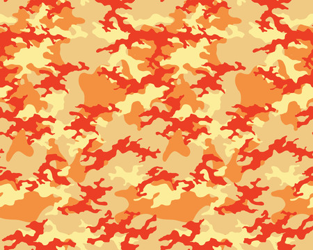 Fashionable camouflage pattern, vector illustration.Millatry print .Seamless vector wallpaperのイラスト素材