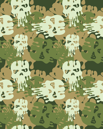 Camouflage pattern Seamless army wallpaper Military design Abstract camo designのイラスト素材