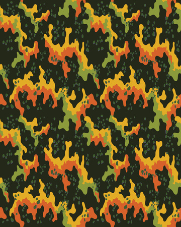 Camouflage pattern Seamless army wallpaper Military design Abstract camo designのイラスト素材