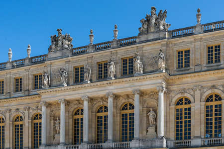 France. Versailles. August 6, 2017 palace of Versailles.のeditorial素材