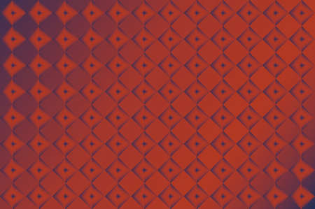 orange and purple diamond shape retro patternの写真素材