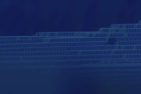 blue and white abstract computer generated background