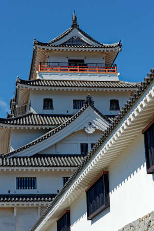 Karatsu, japan - october 14 2021 : view of the Karatsu castle in Karatsu cityのeditorial素材