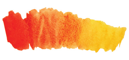 Colorful watercolor stain isolated on a white background. Spilled bright paint.のイラスト素材