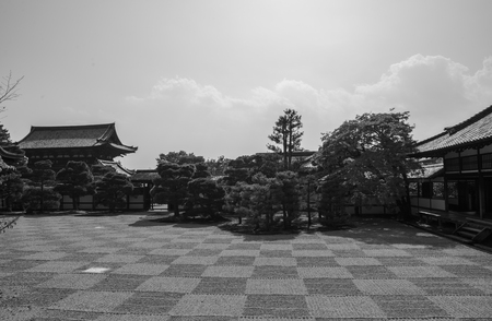 Kyoto, Japan - October 24, 2015, Ninna-ji Temple is the head temple of the Omuro school of the Shingon Sect of Buddhism.