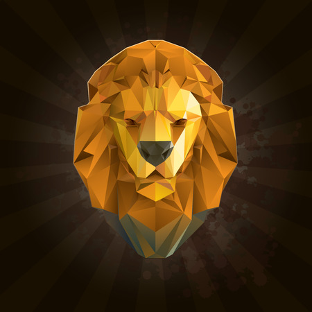 Lion of trianglesのイラスト素材