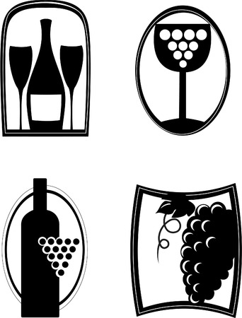 Logo emblem for your business (white background) Vector illustrationのイラスト素材