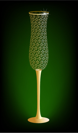 Champagne glassのイラスト素材