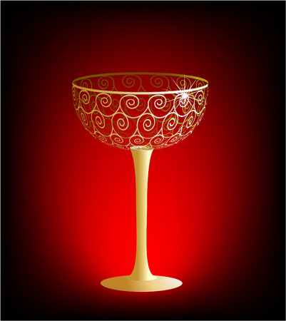 Champagne glassのイラスト素材