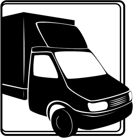 Truck (icon). のイラスト素材