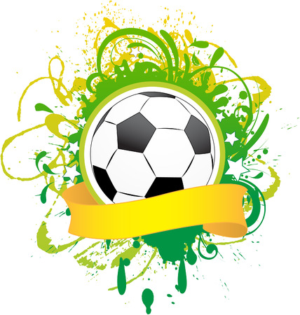 Vector football banner.のイラスト素材