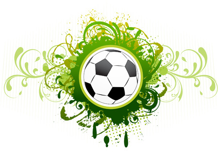 Vector football banner.のイラスト素材