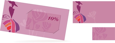 discount cardのイラスト素材