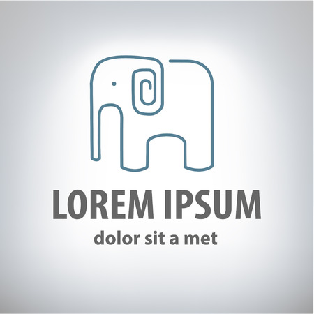 Elephant Emblem for Your Businessのイラスト素材