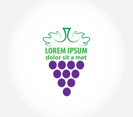 Wine label designのイラスト素材