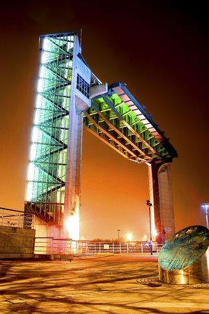 Hull tidal barrierの写真素材