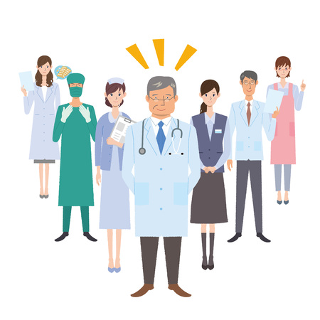 Health care workersのイラスト素材