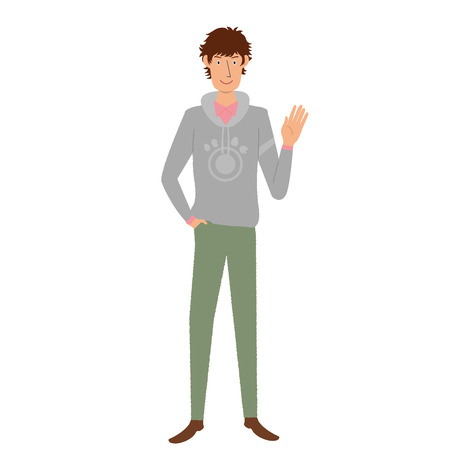 Young menのイラスト素材