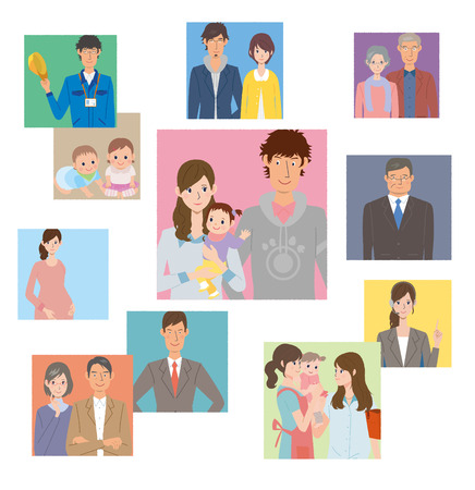 Peopleのイラスト素材
