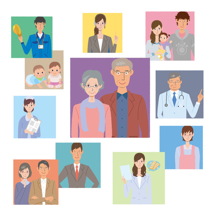 Peopleのイラスト素材