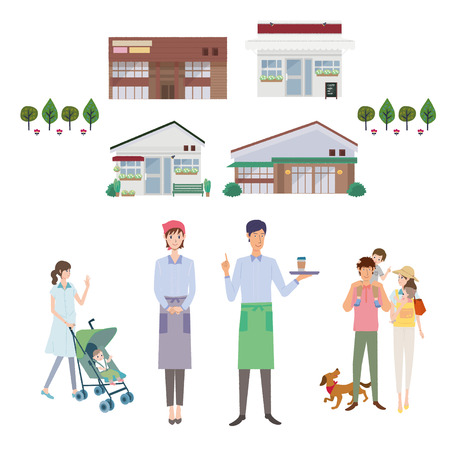 working peopleのイラスト素材