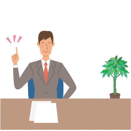 Businessman illustrationのイラスト素材