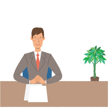Businessman illustrationのイラスト素材